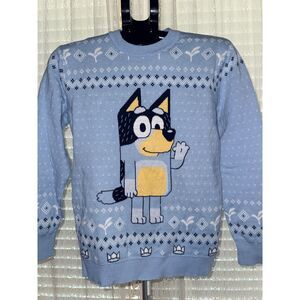 100% Cotton Bluey Winter Sweater Size Medium
